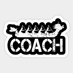 Dragon Boat Coach Sticker